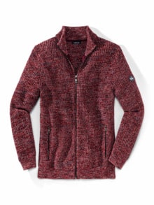 Mouline Zip-Jacke Feuerrot