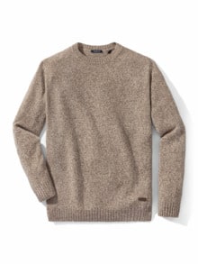 Lammwoll-Pullover Nahtlos Natur