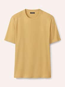 Das zu schade für drunter-Shirt Gelb