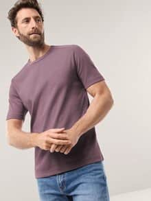 Das zu schade für drunter-Shirt Flieder