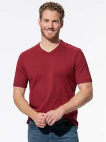 Zu schade für drunter-Shirt V-Neck Rot