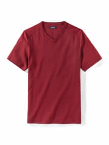 Zu schade für drunter-Shirt V-Neck Rot