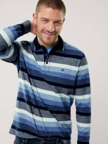 Thermopolo Supersoft Streifen Blau