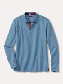 Premium Polo Supersoft Rauchblau