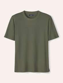 Leinen T-Shirt Khaki
