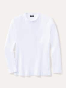 Langarm Zu schade für Drunter-Shirt Weiß