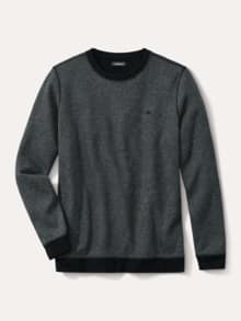 Struktur Pullover Bicolor Sand