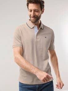 Melange Polo Natur