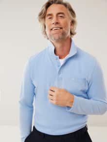 Pique-Polo Pima Cotton Hellblau