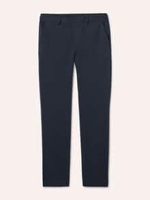 Anzug-Chino aus elast. Material Marine