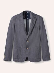 Leinensakko Blau
