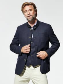 Lodenjanker Marine Melange
