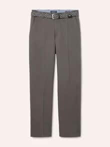 Extraglatt-Stretchbund-Chino Braun