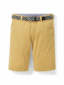 Extraglatt-Stretchbund-Bermudas Gelb