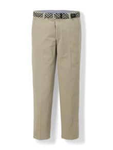 Extraglatt-Stretchbund-Chino Beige