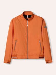 Microfaser Leichtblouson Orange