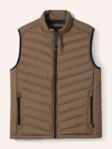 Klima Leichtsteppweste Karamel