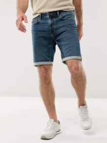 Jogger-Jeans Shorts Blue