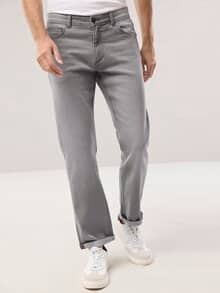 Jogger-Jeans Superstretch Light Grey