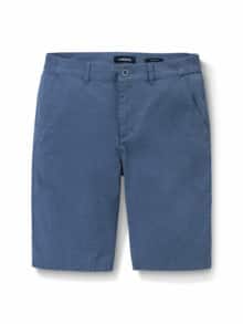 Leinen-Bermudas Frischekick Jeansblau