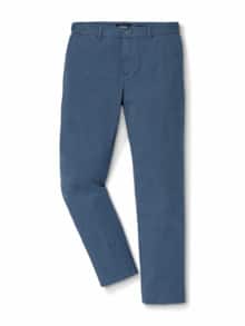 Leinen-Chino Frischekick Jeansblau