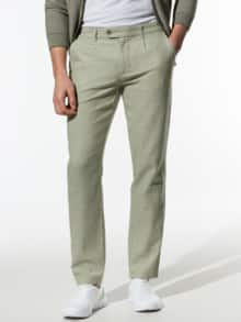 Wohlfühl Leinen-Hose Lindgrün