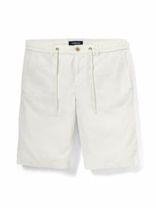 Seersucker Bermudas Weiß
