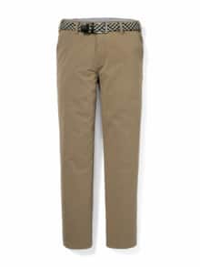 Extraglatt-Stretchbund-Chino Camel