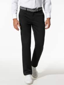 Extraglatt-Travelhose Schwarz