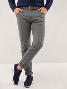 Extraglatt-Stretchbund Five Pocket Grau