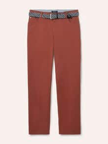 Extraglatt-Stretchbund Five Pocket Rotbraun