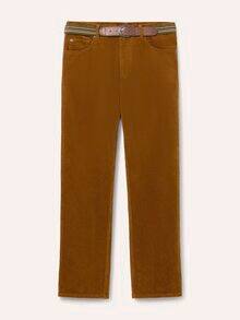 Gürtel-Cord Five-Pocket Curry