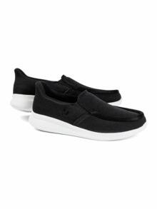 Komfortslipper Mühelos Schwarz