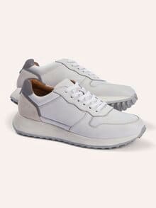 Leder Sneaker Weiß