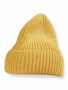 Merino-Mütze Safran