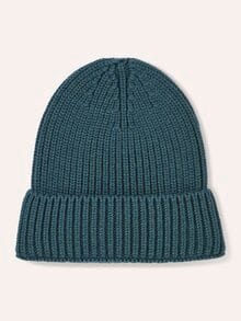 Merino-Mütze Petrol