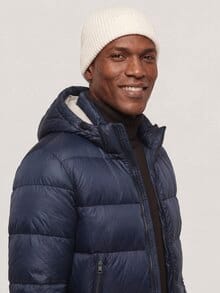Merino-Mütze Beige