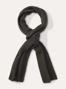 Merino-Schal Krokogrün