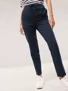 Jersey Twill Hose Nachtblau