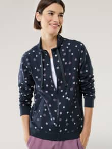 Sweat Jacke Soft Touch Punkte