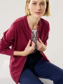 Jersey Jacke Active Wool Rumbarot