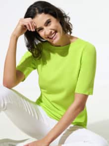 Shirt-Pullover Cool Touch Apfelgrün