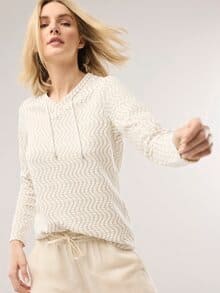 Sweatshirt perfekte Welle Safaribeige