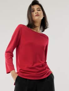 Pique-Shirt Edeljersey Rot