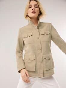 Cotton Fieldjacket Sand