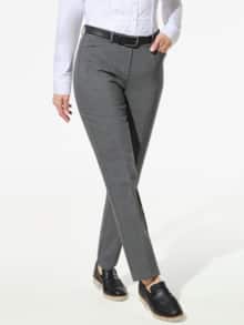 Koffer-Schlupfhose Mittelgrau