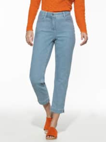 7/8-Jeans Slim-Effekt Light Blue