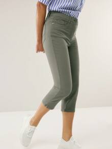 Baumwoll-Capri Supersoft Khaki