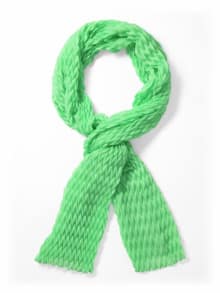 Plissee-Schal Pfefferminz