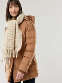Strukturschal Offwhite